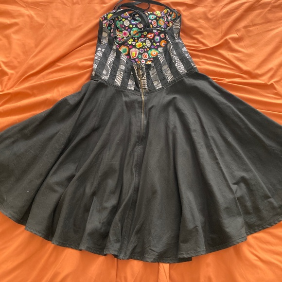 Reversible halter top cotton dress - Picture 3 of 6